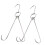 4Pcs Stainless Steel Meat Hooks Shaped Hooks Silver Rustproof 9