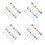 56Pcs Vivid Assorted Mini Traffic Indicator Models for Photo Props 11