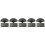 20Pièces Éventails Bambou Noir Décoration Élégante 8