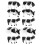 20Pcs Mini Black Cow Models for Educational Play and Home Decor 1