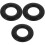 3Pcs Black Silicone Saxophone Mute Dampener Ring for Quiet Practice 5