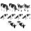 20Pcs Mini Black Cow Models for Educational Play and Home Decor 10