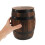 2Pcs Rustic Wine Barrel Stools Light Brown Outdoor Balcony Side Tables 11