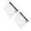 2Pcs Portable White Paper Monthly Schedule Pad Undated Simple Planner 5