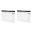 2Pcs Portable White Paper Monthly Schedule Pad Undated Simple Planner 4