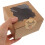50Pcs Brown Paper Packaging Boxes with Window for Cookies and Cupcakes 4