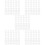 350Pcs White Plastic Canvas Sheets DIY Cross Stitch Mesh Sewing Supply 7