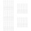 350Pcs White Plastic Canvas Sheets DIY Cross Stitch Mesh Sewing Supply 10