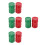 8St Rc Auto Trommel Set Kleurige Plastic Decor Voor 1/10 Crawler 4