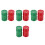 8St Rc Auto Trommel Set Kleurige Plastic Decor Voor 1/10 Crawler 7