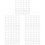 350Pcs White Plastic Canvas Sheets DIY Cross Stitch Mesh Sewing Supply 5