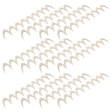 12St Houten Scalloped Randlijsten Voor DIY Meubelversiering Beige
