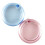 3Pcs Portable Blue Denture Box Plastic Durable Storage Case 11