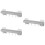 3Pcs Practical ABS Kitchen Storage Rack Cutter Holder Light Grey 7