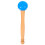 3Pcs Wooden Handle Singing Bowl Mallets Blue Rubber Head Accessory 1