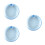 3Pcs Portable Blue Denture Box Plastic Durable Storage Case 7