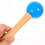 3Pcs Wooden Handle Singing Bowl Mallets Blue Rubber Head Accessory 6