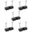 5Pcs Black Aluminum Trumpet Mouthpiece Puller Adjustable Remover Tool 10