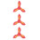 3Pcs Red Creative Educational Outdoor Children Plaything 11