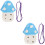 2Pcs Beginner 6-Hole Ceramic Ocarina for Kids Portable Sky- 6