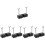 5Pcs Black Aluminum Trumpet Mouthpiece Puller Adjustable Remover Tool 7