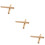 6Pcs Mini Drum Stick Percussion Wood Drumsticks Heavy Duty Light Brown 9