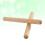 6Pcs Mini Drum Stick Percussion Wood Drumsticks Heavy Duty Light Brown 11