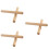 6Pcs Mini Drum Stick Percussion Wood Drumsticks Heavy Duty Light Brown 7