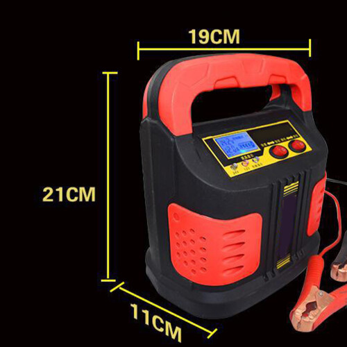 Compacte 12V 24V Oplader Voor Auto's En Motoren Rood 1