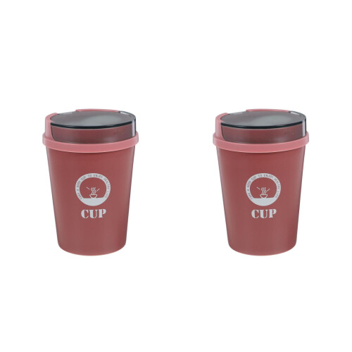 2St Compacte Soepbeker Met Silicone Vent En Inklapbare 2