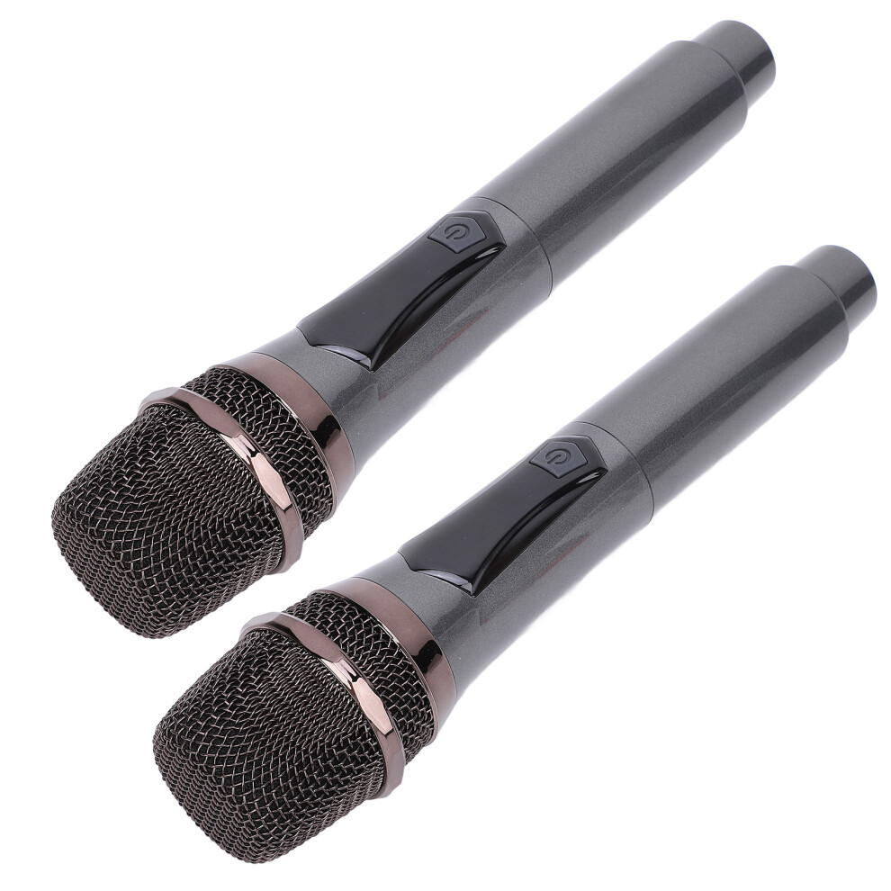 2Pcs Wireless Microphone Set 2.4G Noise Reduction For Karaoke, Speech 7691384416285