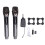 2 pezzi Ricevitore per set di microfoni dinamici wireless 2,4 GHz 3