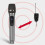 2 pezzi Ricevitore per set di microfoni dinamici wireless 2,4 GHz 5