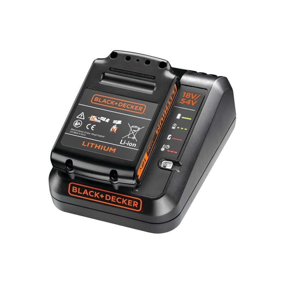 + Decker +Decker Battery 18V 2.0Ah + Charger 12A Black