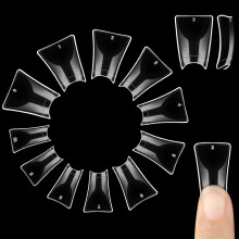 Tipsy Żelowe Szerokie 550 Sztuk 11 Rozmiarów Średnie Krycie Manicure