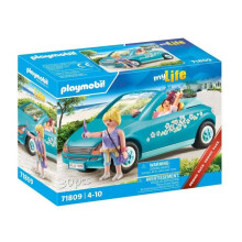 PLAYMOBIL 71809 Cabriolet und junge Mädchen mit Selfie-Stick, My Life, 30 Teile, Ab 4 Jahren