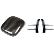 3 Pcs Car Accessories: 2 Pcs Car Front Bumper Spoiler & 1 Pcs Car Center Console Armrest Mouse Shell Trim Cover