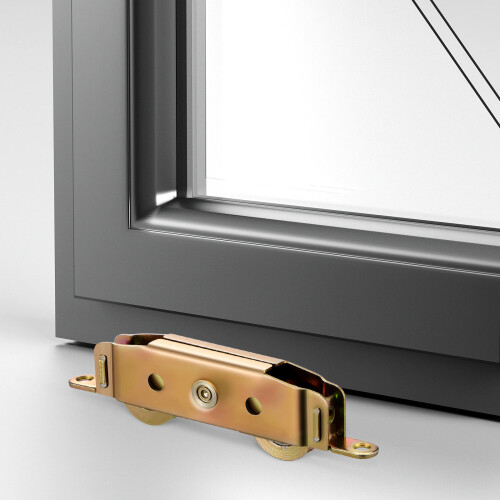 6Pièces Rouleaux De Porte Aluminium Pour Usage Maison Résistant