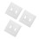 3Sets White Toggle Light Switch Plate Double Switch Wall Cover 4
