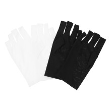 4Paires De Doigts Uv Polyester Multiusage Colorés