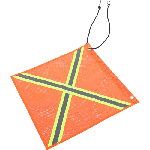5Pièces Drapeaux De PVC Orange Résistants Pour 2