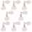 8Pièces Flacons Poudre Highlight Corps Or 10