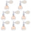 8Pièces Flacons Poudre Highlight Corps Or 8