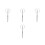 4Pièces Pinces Log Tongs En , Accessoire 4