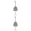 2Pièces Crochets Acier Titane Argent , Portable Durable 6