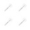 4Pièces Pinces Log Tongs En , Accessoire 5