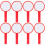 32Pièces Tableau Portable Double Face Effaçable Polyvalent 1