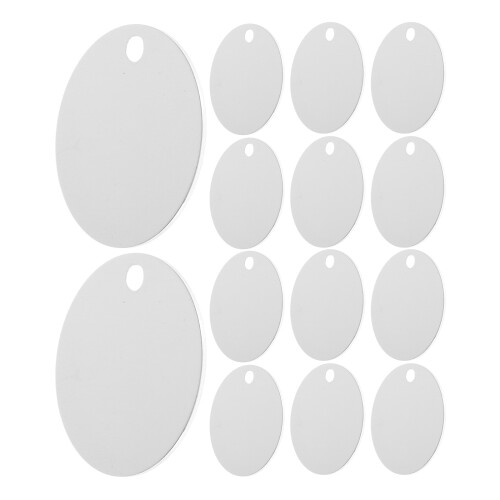 100Pièces Médailles Aluminium Argent DIY Gravure Pour 1