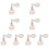 8Pièces Flacons Poudre Highlight Corps Or 4