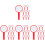 32Pièces Tableau Portable Double Face Effaçable Polyvalent 3